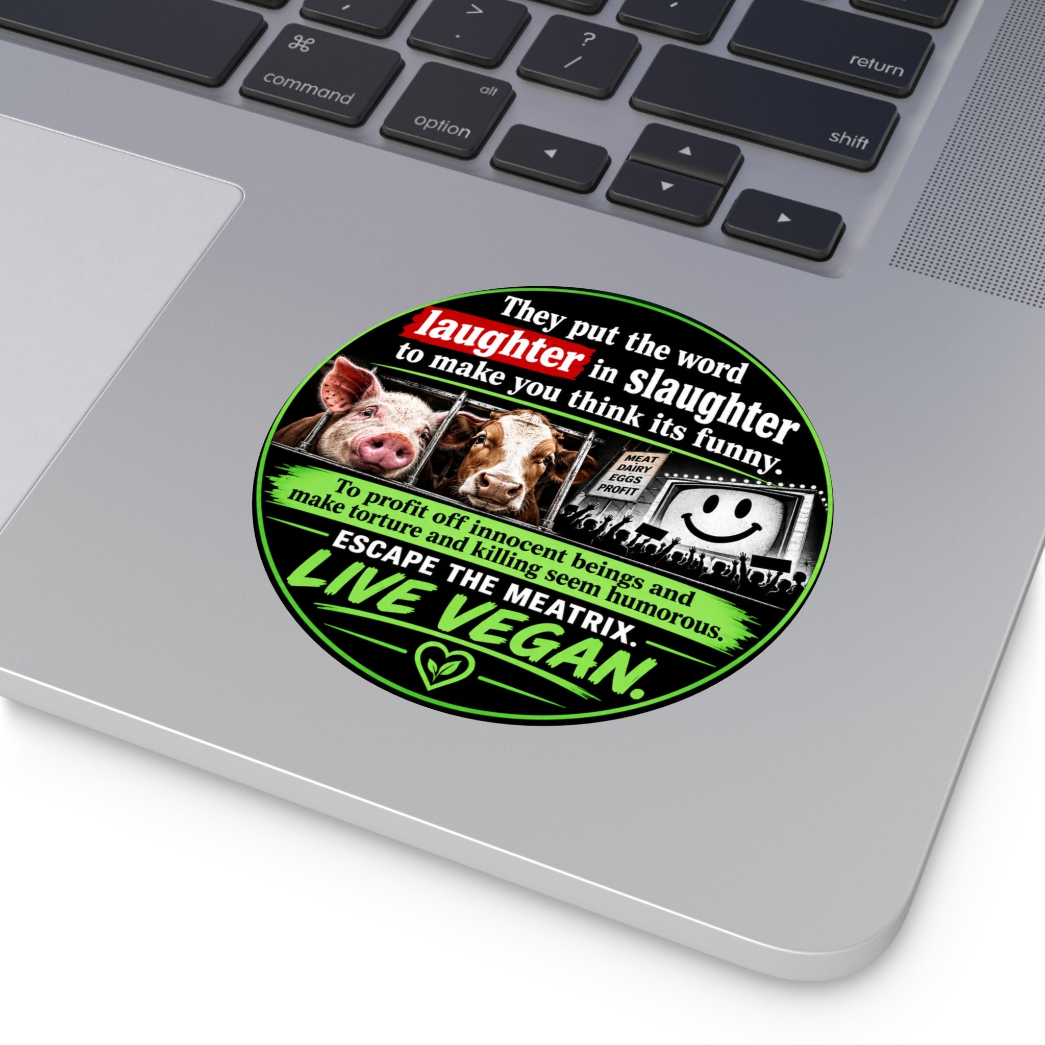 "Escape the Meatrix" Sticker