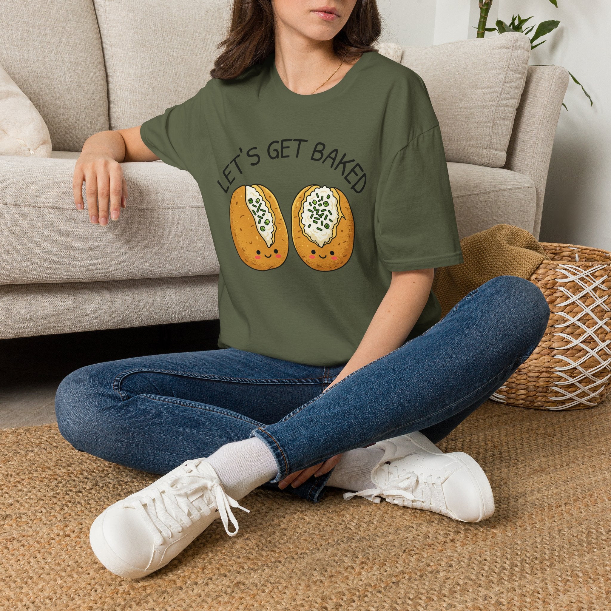 LET'S GET BAKED Baked Potatoes T-Shirt