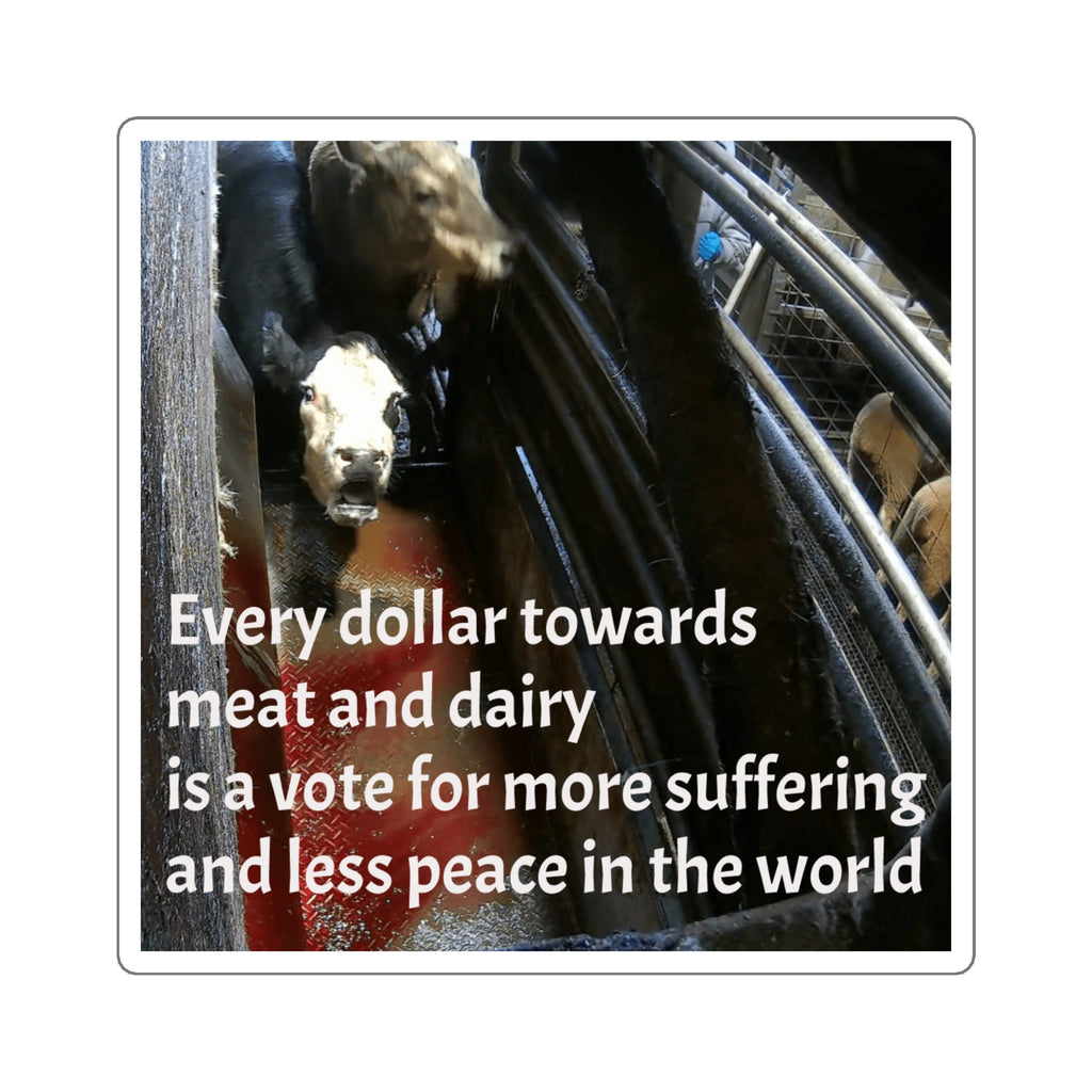 "Every dollar is a Vote" Sticker
