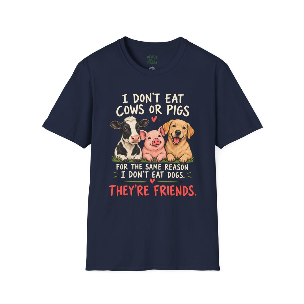 "I Don't Eat Cows or Pigs" Graphic Tee
