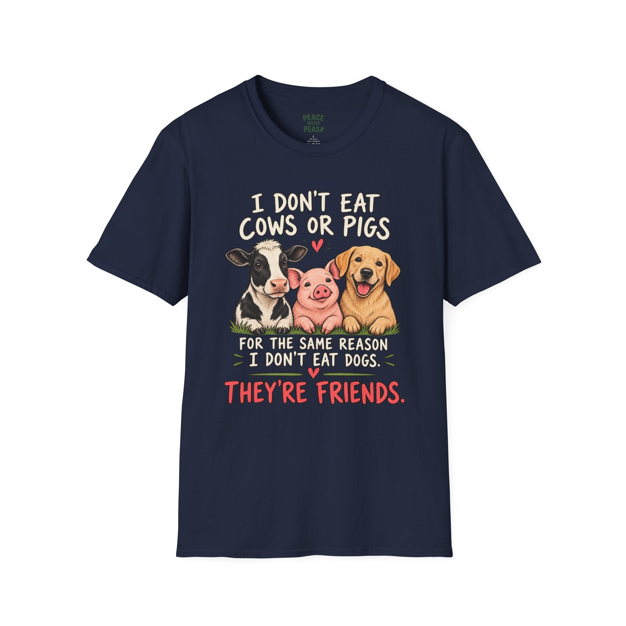 "I Don't Eat Cows or Pigs" Graphic Tee