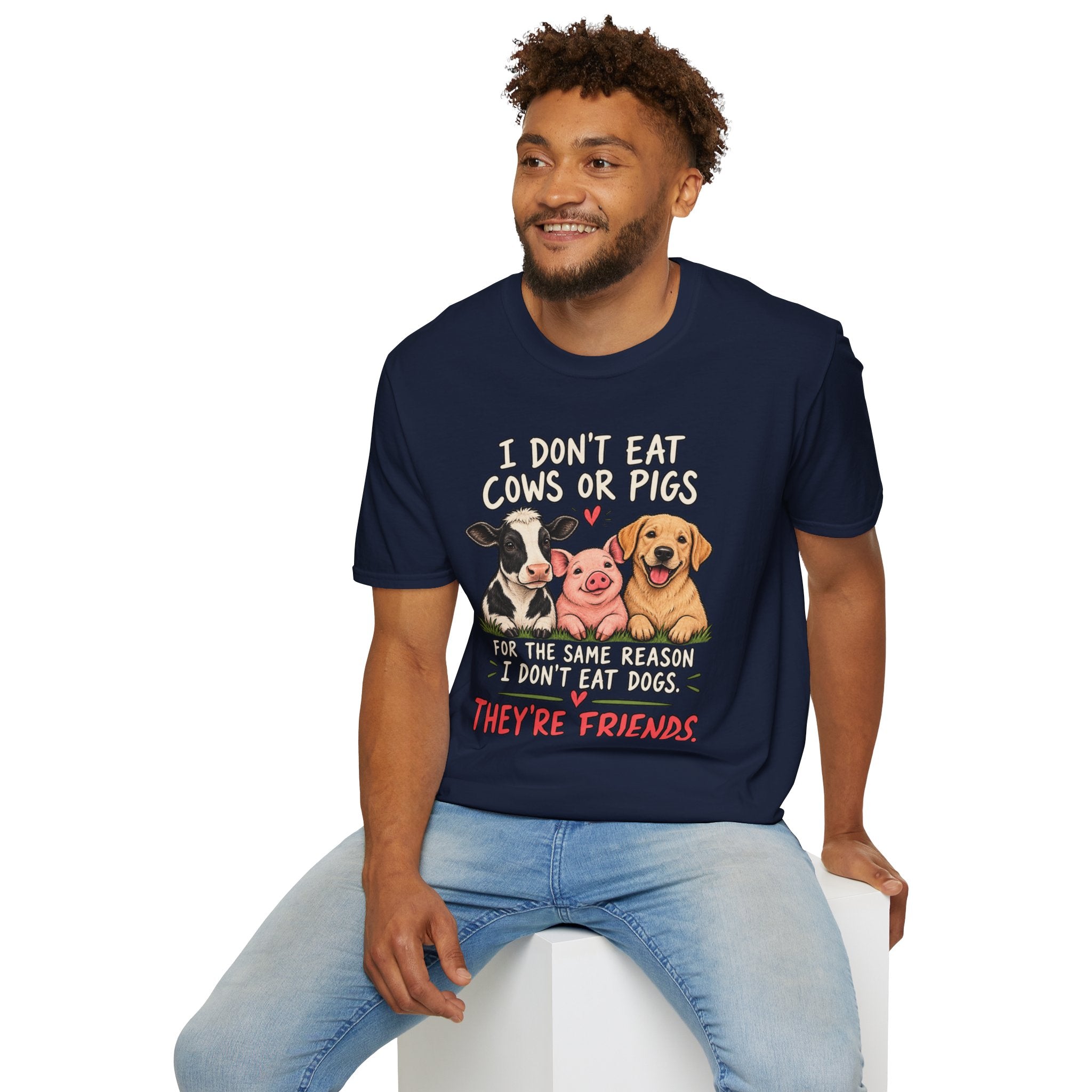"I Don't Eat Cows or Pigs" Graphic Tee