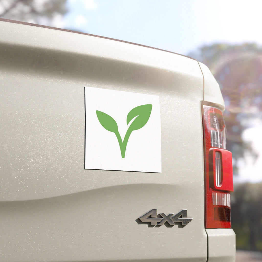 Vegan Logo Car Magnet