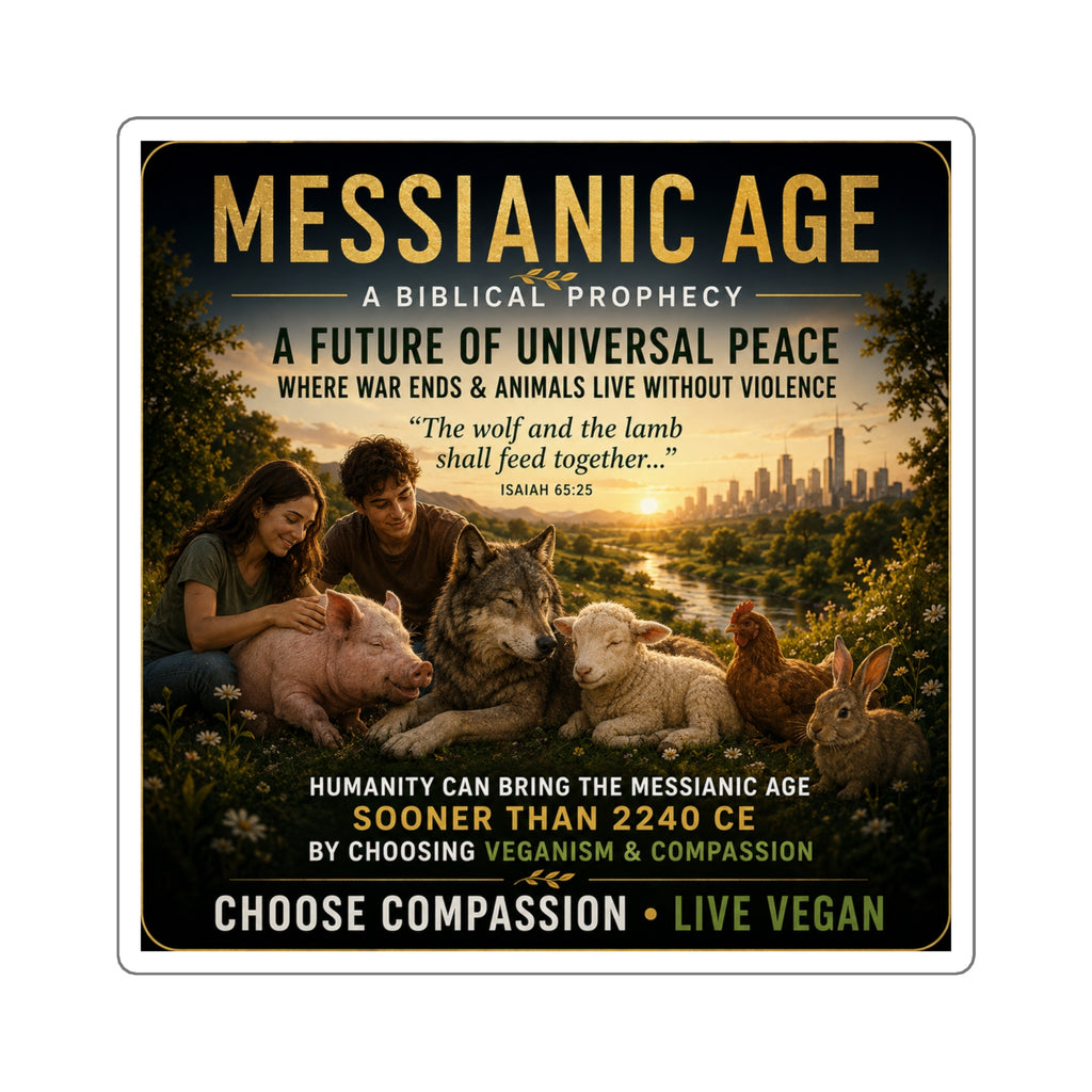 Messianic Age Vegan Sticker