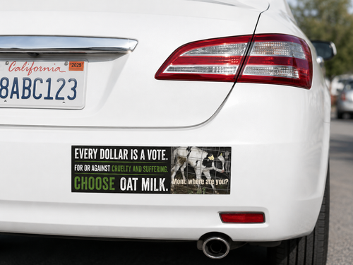 "Every Dollar Is a Vote" Bumper Magnet