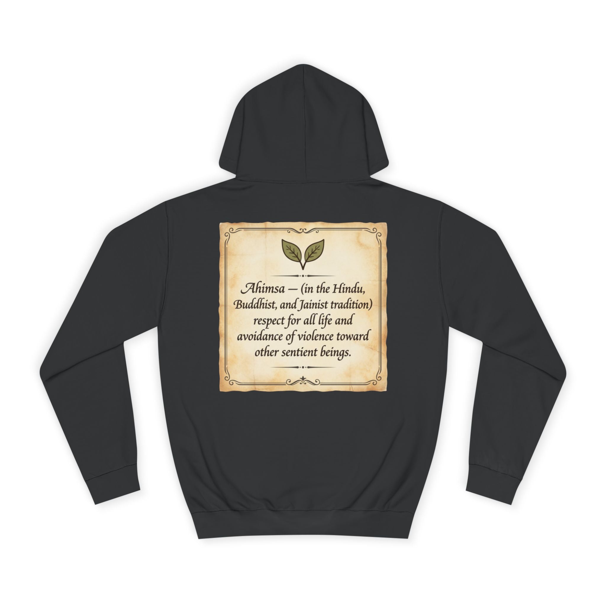"Ahimsa" Back Print Hoodie