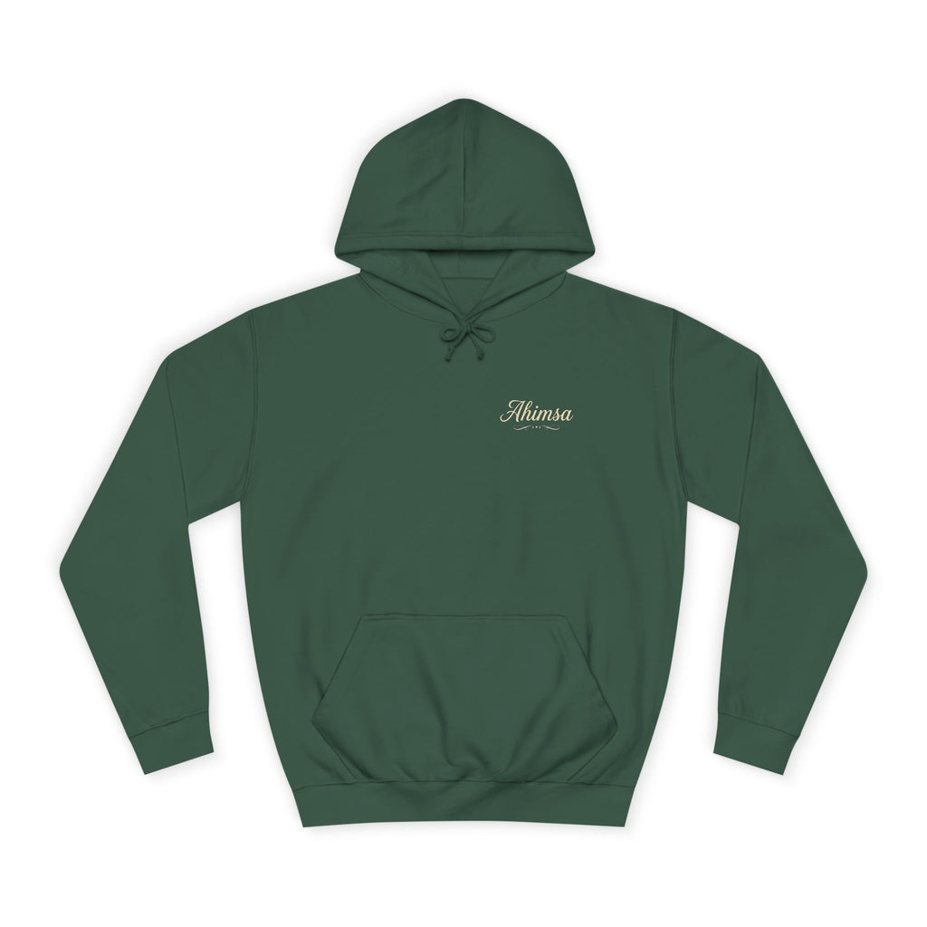 "Ahimsa" Back Print Hoodie
