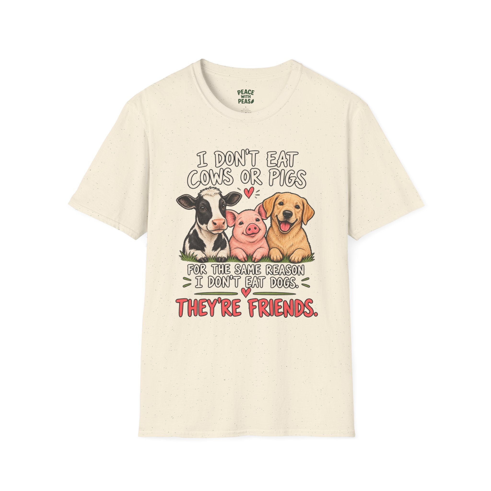"I Don't Eat Cows or Pigs" Graphic Tee