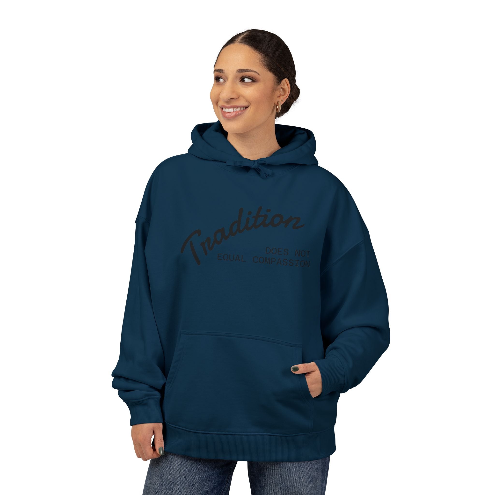 "Tradition Does Not Equal Compassion" 100% Organic Cotton Sweatshirt