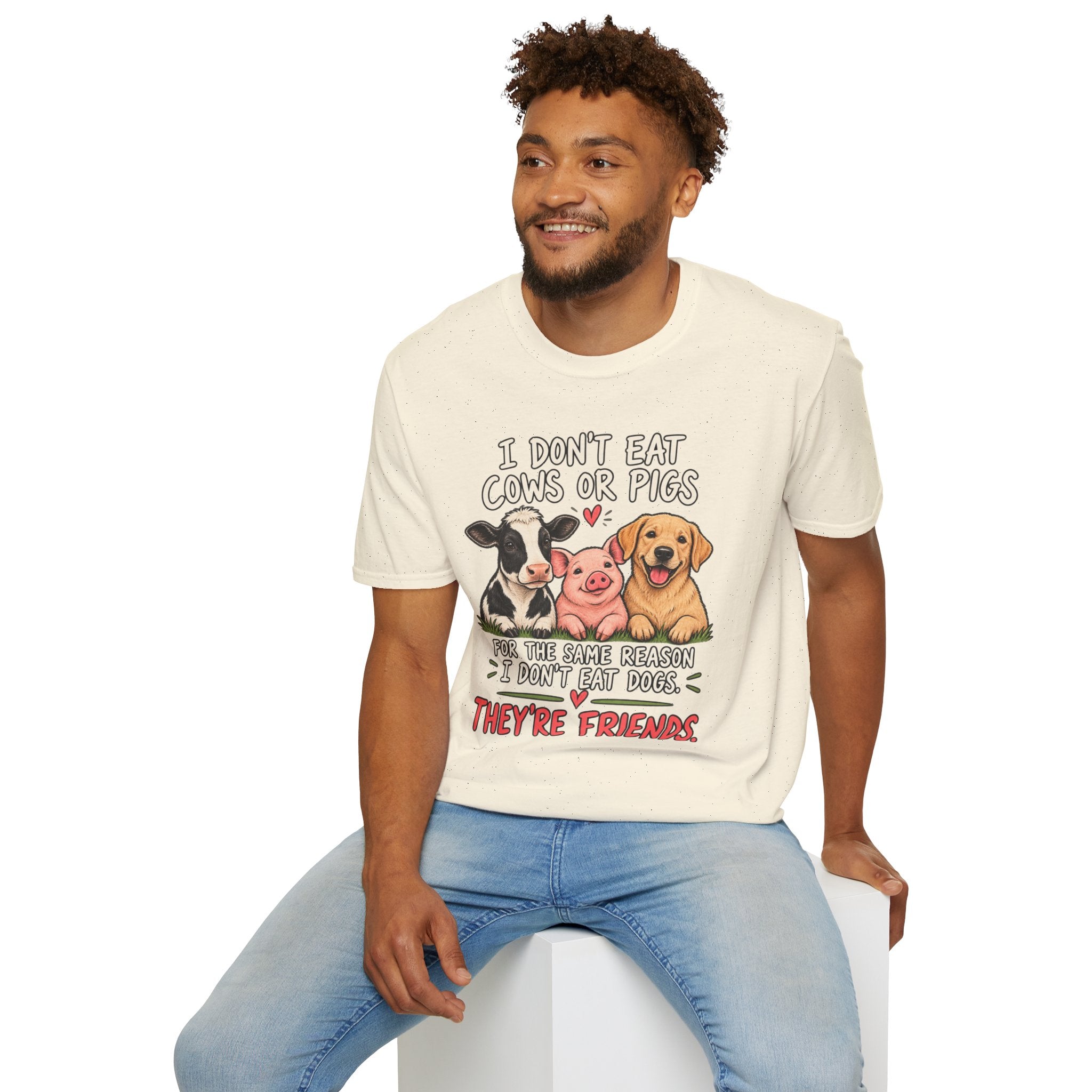 "I Don't Eat Cows or Pigs" Graphic Tee