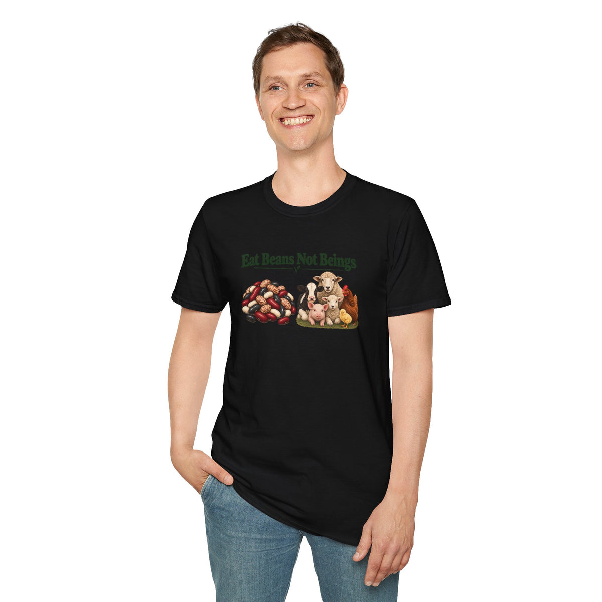Eat Beans Not Beings T-Shirt
