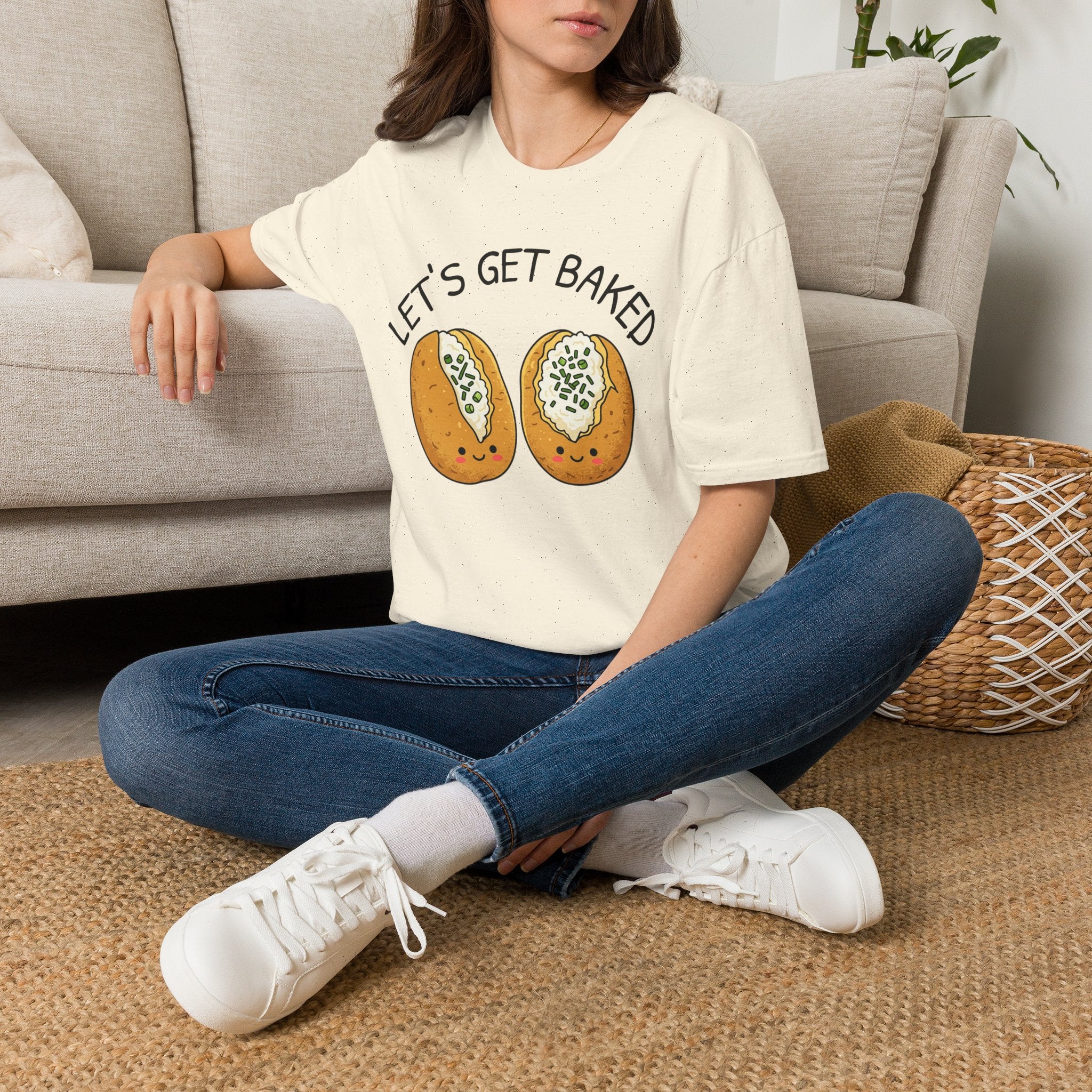 LET'S GET BAKED Baked Potatoes T-Shirt