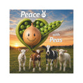 Peace with Peas Bumper Magnet
