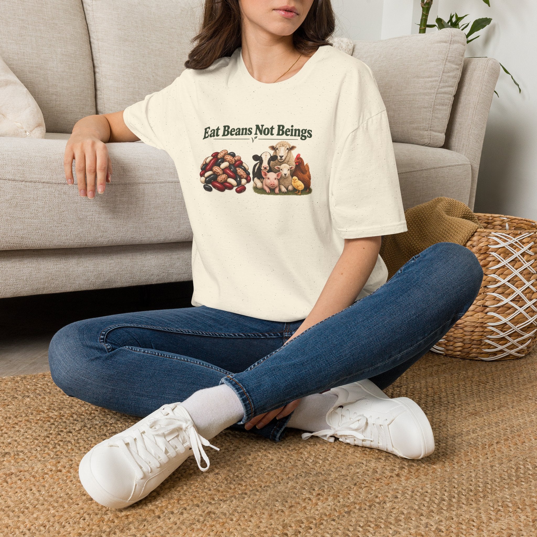 Eat Beans Not Beings T-Shirt