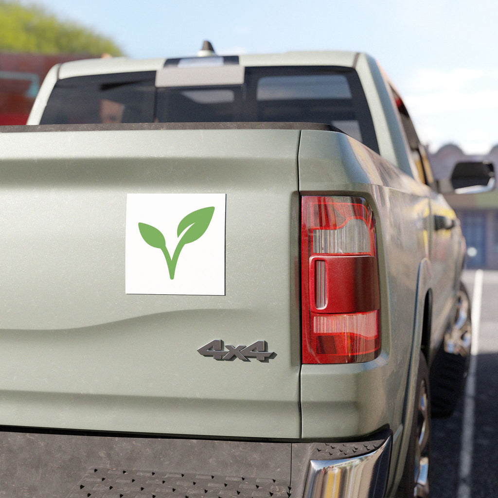 Vegan Logo Car Magnet